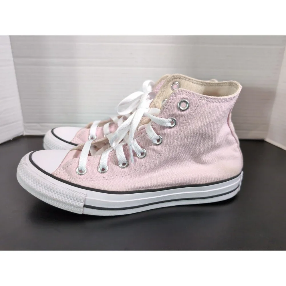CONVERSE CHUCK TAYLOR ALL STAR HIGH TOP PINK SNEAKERS WOMENS 7.5/MENS 5.5 EUC